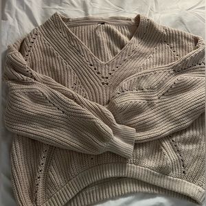 Xl free people cropped sweater.
